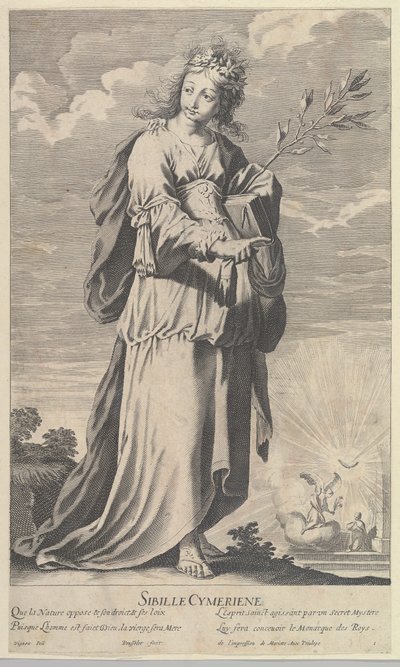 Sibilla Cimmeria da Gilles Rousselet and Abraham Bosse