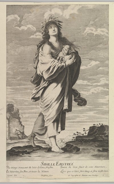 Sibilla Eritrea da Gilles Rousselet and Abraham Bosse