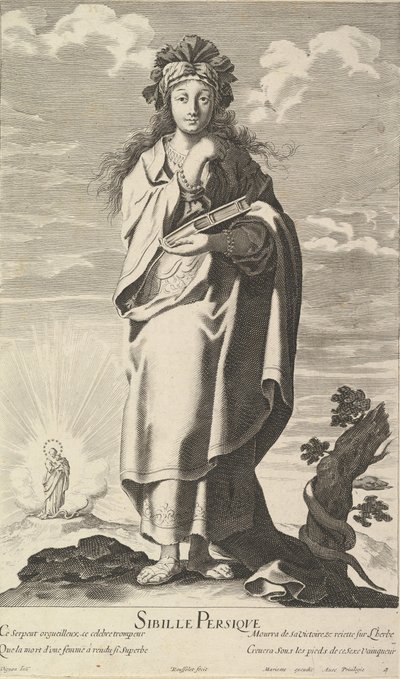 Sibilla Persica, ca. 1635 da Gilles Rousselet and Abraham Bosse