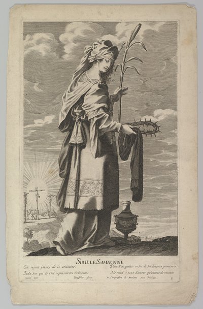 Sibilla Samia da Gilles Rousselet and Abraham Bosse