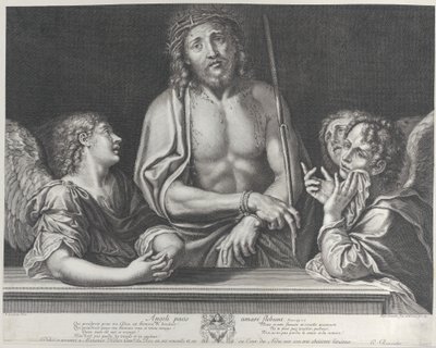 Ecce Homo con tre angeli da Gilles Rousselet