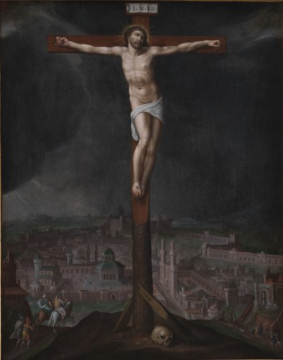 Cristo sulla croce da Gillis I Mostaert