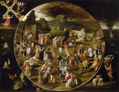 Il carro di fieno, Allegoria della vanità del mondo da Gillis Mostaert