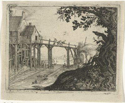 Paesaggio con mulino ad acqua da Gillis Peeters (I)