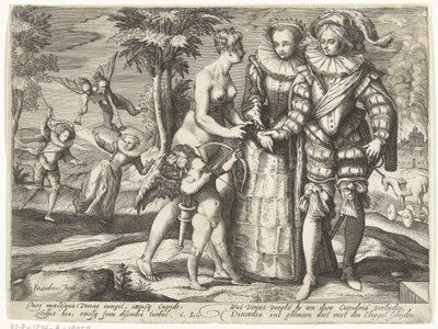 Venere, Amore e Discordia da Gillis van Breen (attributed to)