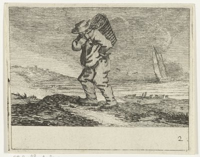 Paesaggio dunale con un pescatore da Gillis van Scheyndel (I)