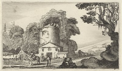 Paesaggio con una torre da Gillis van Scheyndel (I)