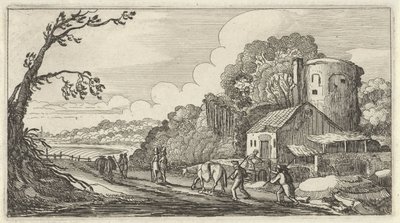 Paesaggio con viaggiatori da Gillis van Scheyndel (I)