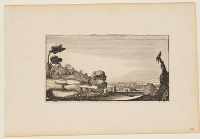 Panorama collinare, da Dodici paesaggi con figure da Gillis van Scheyndel