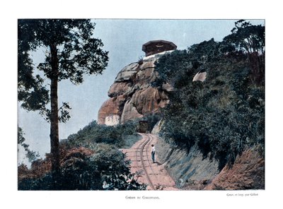 Ferrovia a cremagliera del Corcovado, Rio de Janeiro, Brasile, 19° secolo da Gillot
