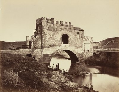 Ponte de Nomentano (Bridge of Nomentano),1860s (photo) da Gioacchino Altobelli