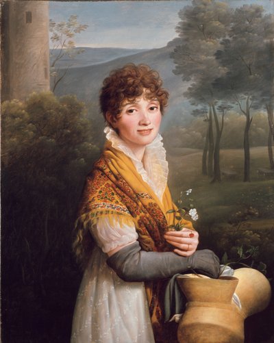 Ritratto di una giovane donna da Gioacchino Giuseppe Serangeli