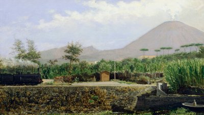Sotto il Vesuvio al mattino da Gioacchino Toma