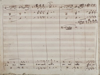 Partitura musicale per l