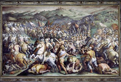 Battaglia di Scannagallo in Valdichiana (Val di Chiana) da Giorgio (and workshop) Vasari