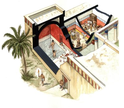Antichità egizia: Bagni egiziani e bagni in epoca ellenistica (IV-I secolo a.C.). da Giorgio Albertini