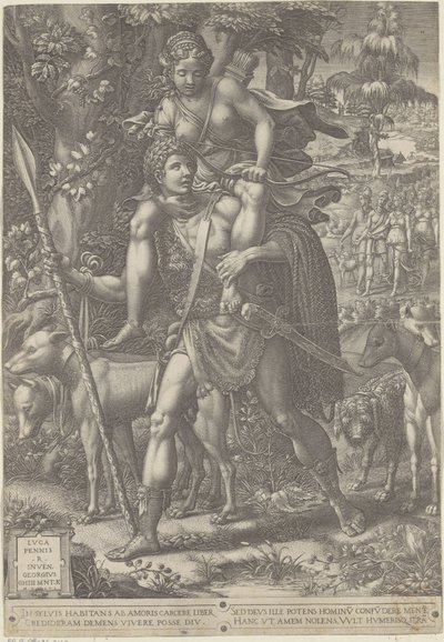Allegoria della caccia da Giorgio Ghisi