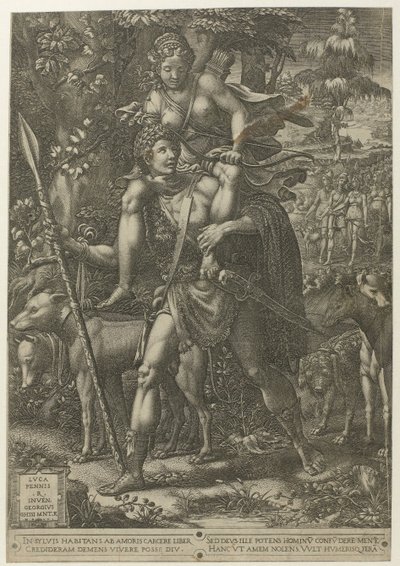 Allegoria della Caccia da Giorgio Ghisi