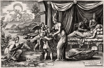 Allegoria della nascita da Giorgio Ghisi