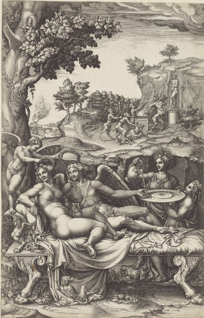 Amore e Psiche da Giorgio Ghisi
