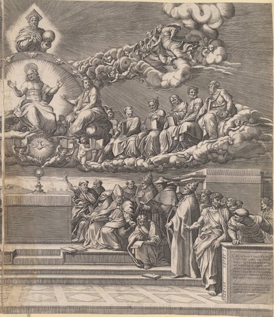 Discussione sul Sacramento Santo da Giorgio Ghisi