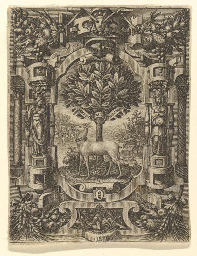 Emblema di Lucrezia Gonzaga da Giorgio Ghisi
