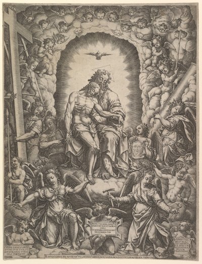 La Trinità da Giorgio Ghisi