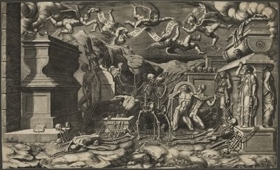 La visione di Ezechiele da Giorgio Ghisi