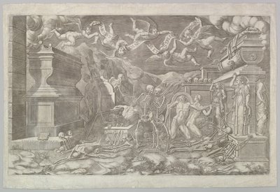 La visione di Ezechiele, 1554 da Giorgio Ghisi