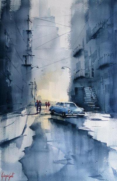 Classic Car City - Pioggia da Giorgio Gosti