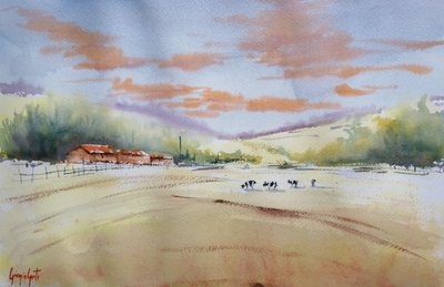 Paesaggio rurale tranquillo da Giorgio Gosti