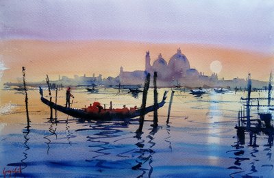Tramonto in gondola a Venezia da Giorgio Gosti
