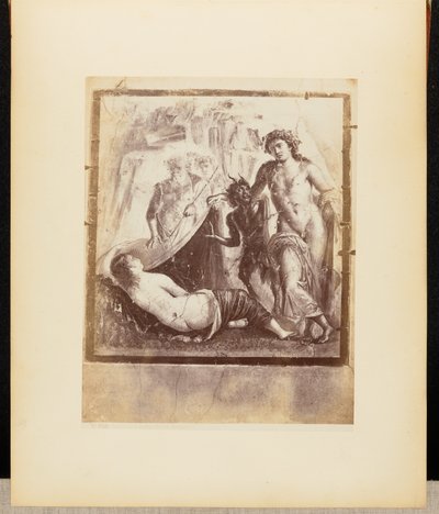 Bacco ed Ariadne fresco Pompei da Giorgio Sommer