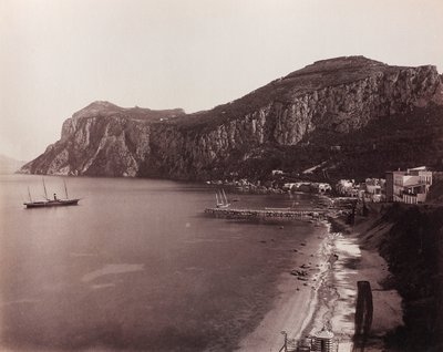Veduta panoramica di Capri da Giorgio Sommer