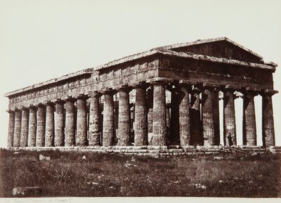 Tempio di Nettuno a Paestum da Giorgio Sommer