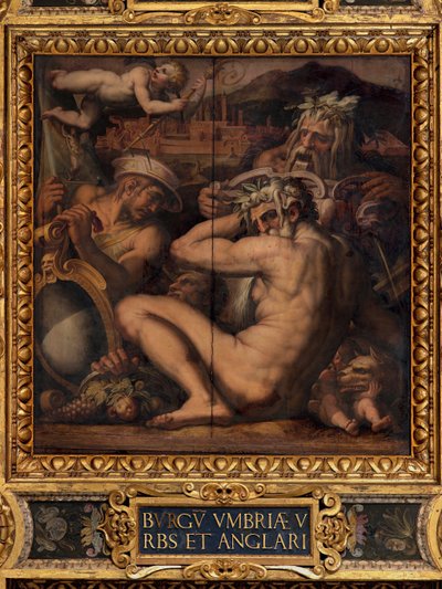 Allegoria di Borgo San Sepolcro e Anghiari da Giorgio Vasari