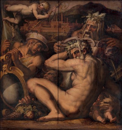 Allegoria di Borgo San Sepolcro e Anghiari, 1563-1565 da Giorgio Vasari
