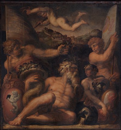 Allegoria di Cortona e Montepulciano, 1563-1565 da Giorgio Vasari