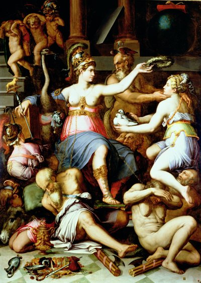 Allegoria della giustizia da Giorgio Vasari