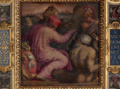 Allegoria di San Miniato nel basso Valdarno da Giorgio Vasari