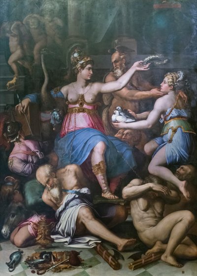 Allegoria della Giustizia, della Verità e dei Vizi da Giorgio Vasari