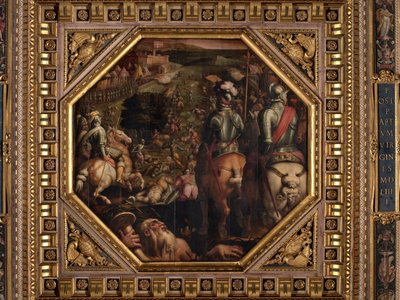 Battle of Marciano in Val di Chiana da Giorgio Vasari