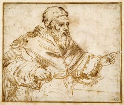 Clemente VII seduto a un tavolo da Giorgio Vasari