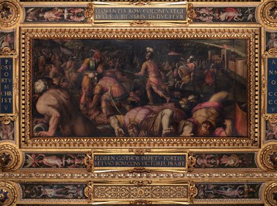 Sconfitta di Radagasio sotto Fiesole da Giorgio Vasari