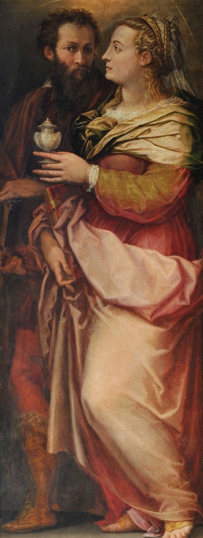 Giorgio Vasari con sua moglie Niccolosa Bacci, c. 1565 da Giorgio Vasari