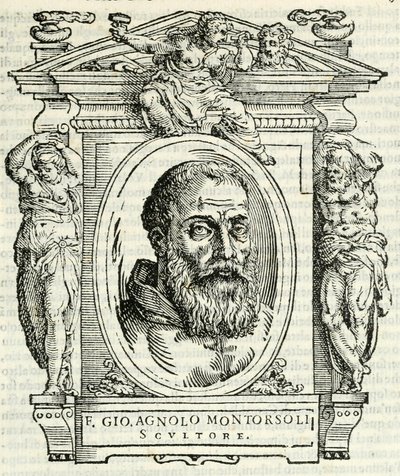 Ritratto di Giovanni Angelo Montorsoli, Vasari 1568 da Giorgio Vasari