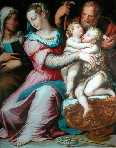 Sacra Famiglia con San Giovanni da Giorgio Vasari