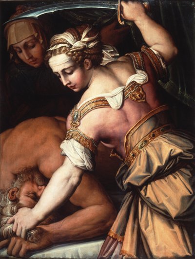 Giuditta e Oloferne, 1554 circa (olio su tavola) da Giorgio Vasari