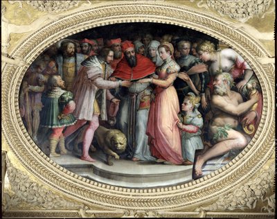 Papa Clemente VII che sposa Caterina de