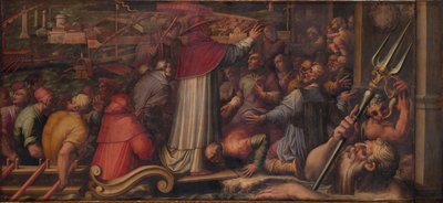 Papa Eugenio IV sbarca a Livorno per rifugiarsi a Firenze, 1563-1565 da Giorgio Vasari